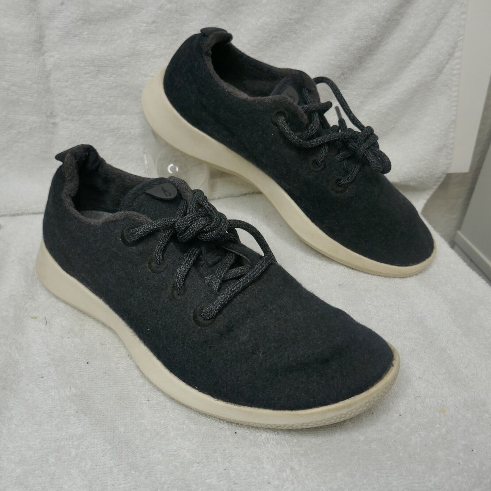 Allbirds Womens Wool Runners Sneakers Shoes Size 9 Gray Merino Wool Cream Sole